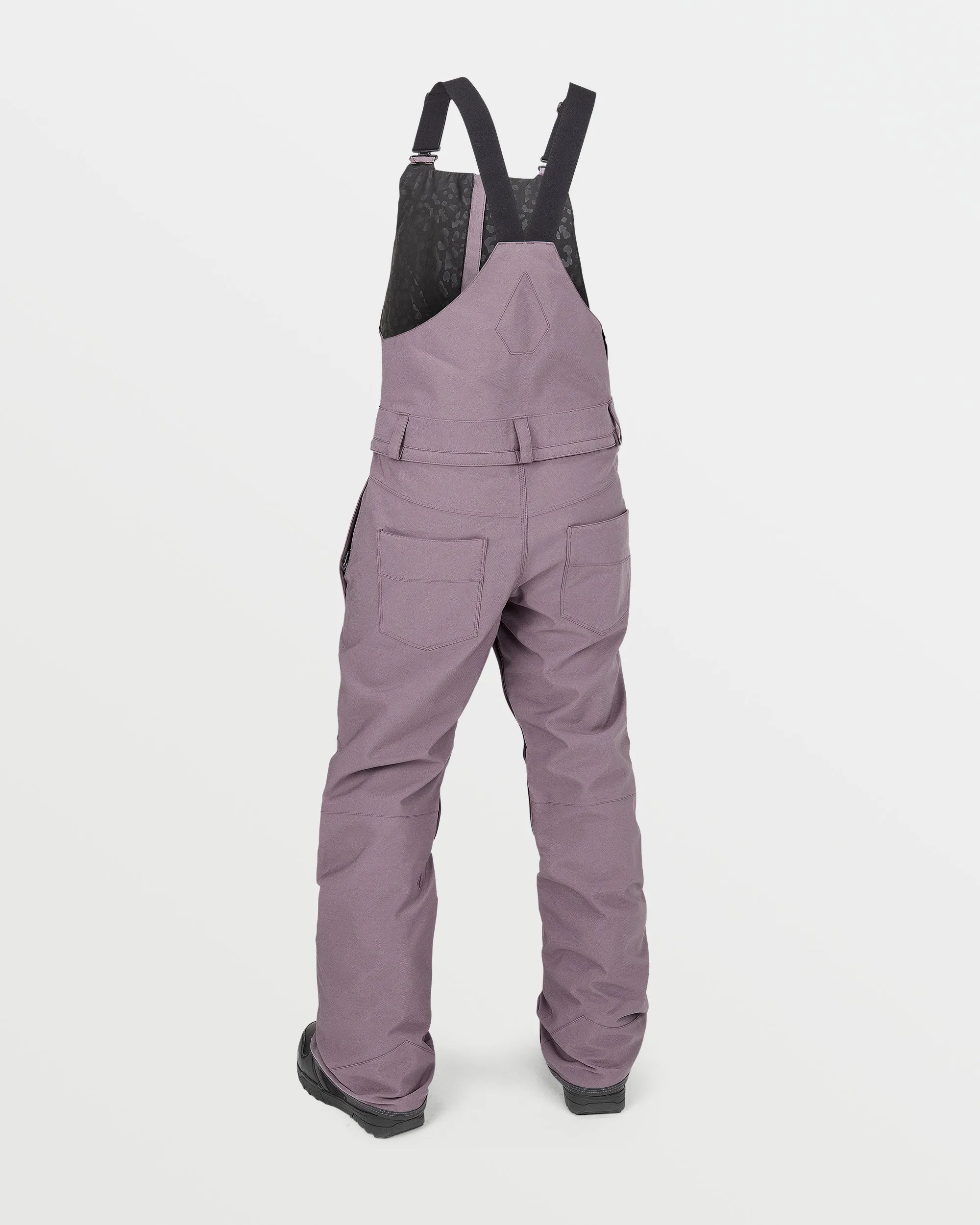 Womens Swift Bib Overalls - Dusty Lavender