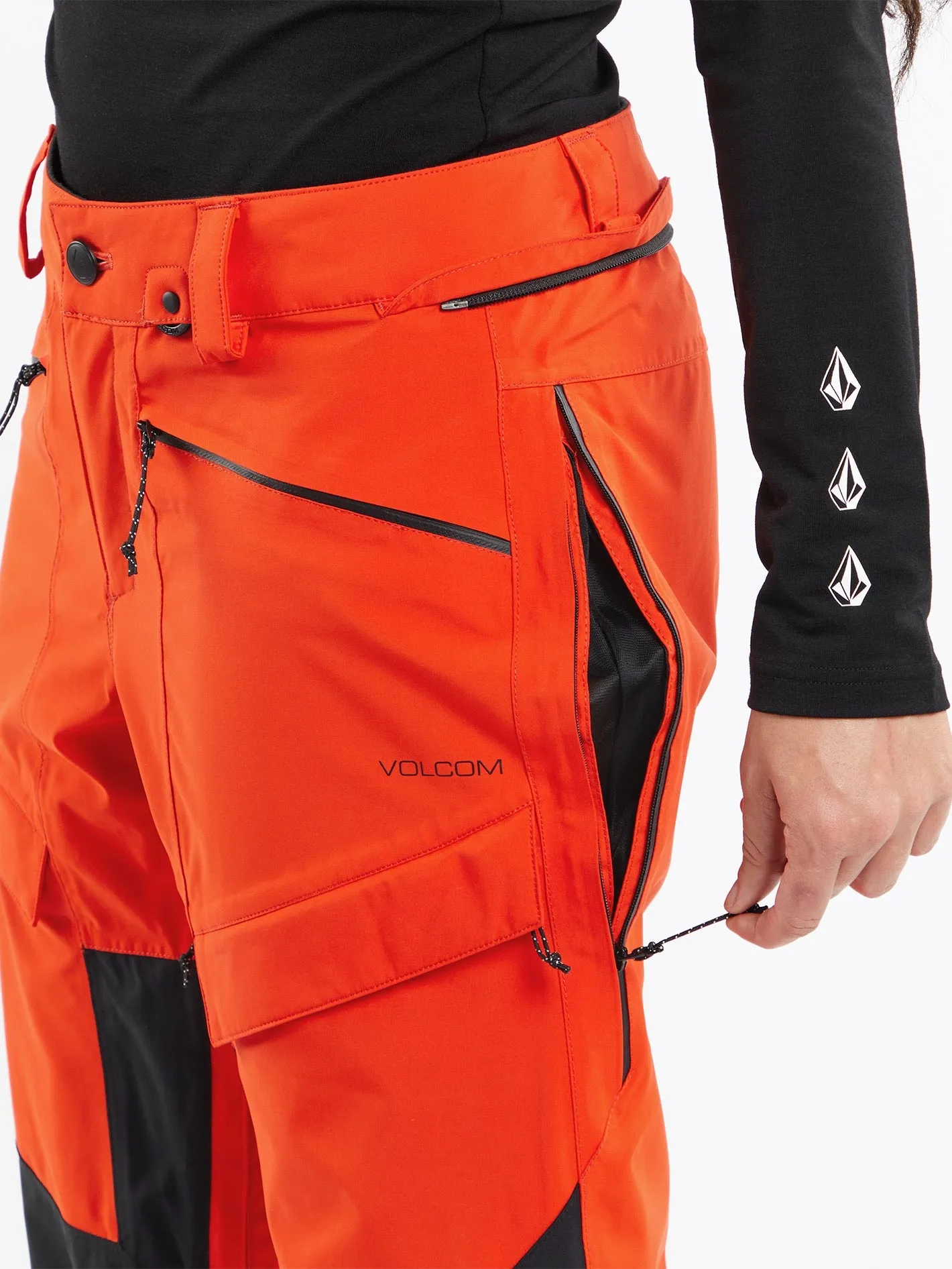 Womens V.Co At Stretch Gore-Tex Pants - Orange Shock