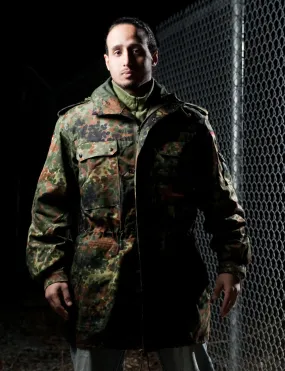 Woodland Flecktarn Camo Deutschland German Bundeswehr Hooded Parka