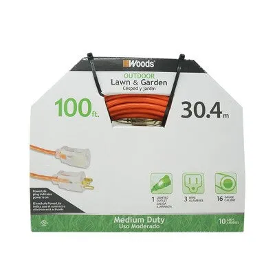 Woods 100' Extension Cord