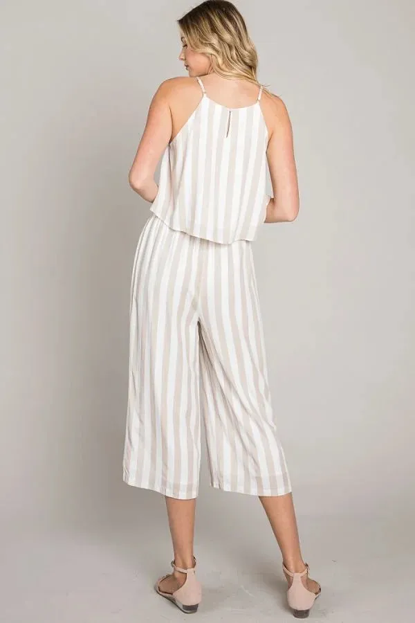 WOVEN FLOWY CULOTTES