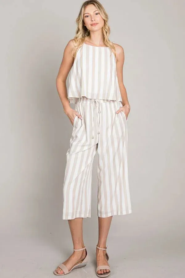 WOVEN FLOWY CULOTTES