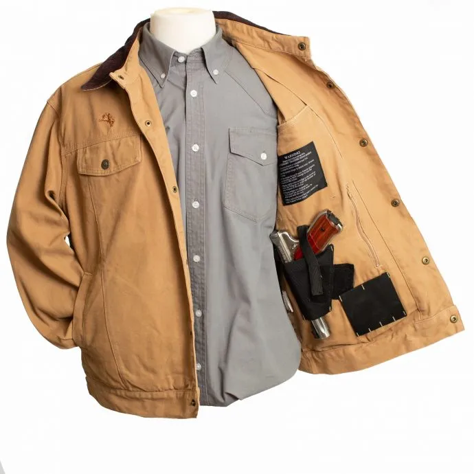 Wyoming Traders Chisum Concealed Carry Jacket - Tan