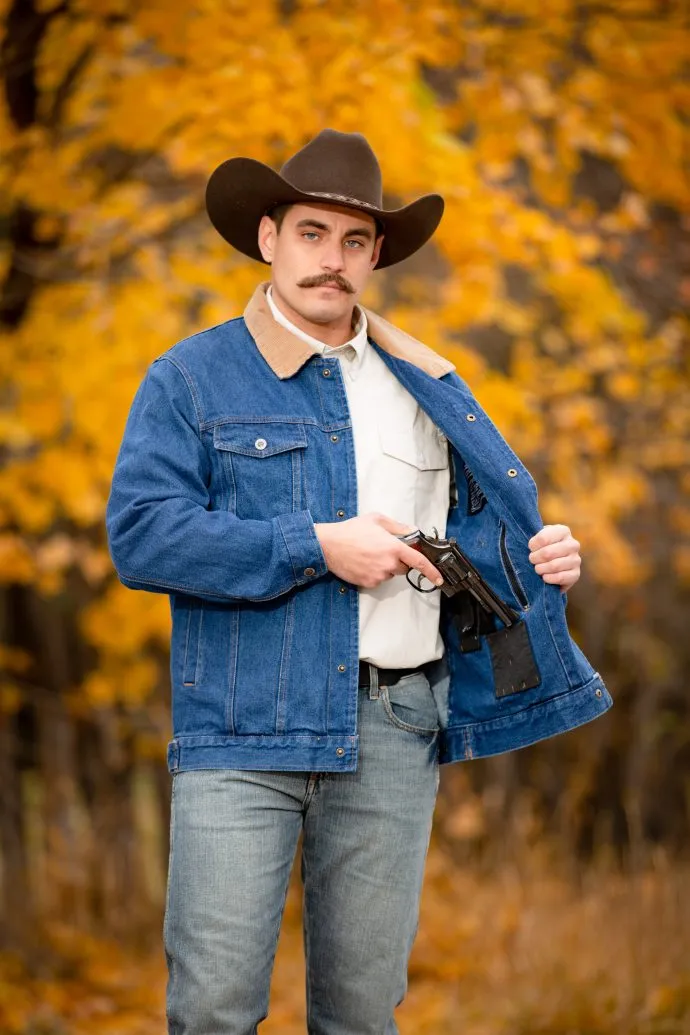 Wyoming Traders Denim Concealed Carry Jacket